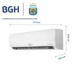 Aire Acondicionado bgh on-off 3200 watts 2800 frigorias