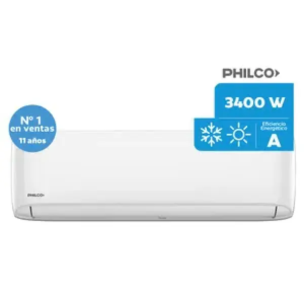 Aire Acondicionado Philco on-off 3400 watts 3000 frigorias